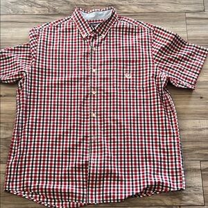 Chaps Red Checkered Men's Shirt